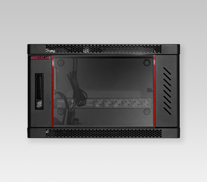 Wallmount Rack 6U 19 Inch Depth 450mm – W4506